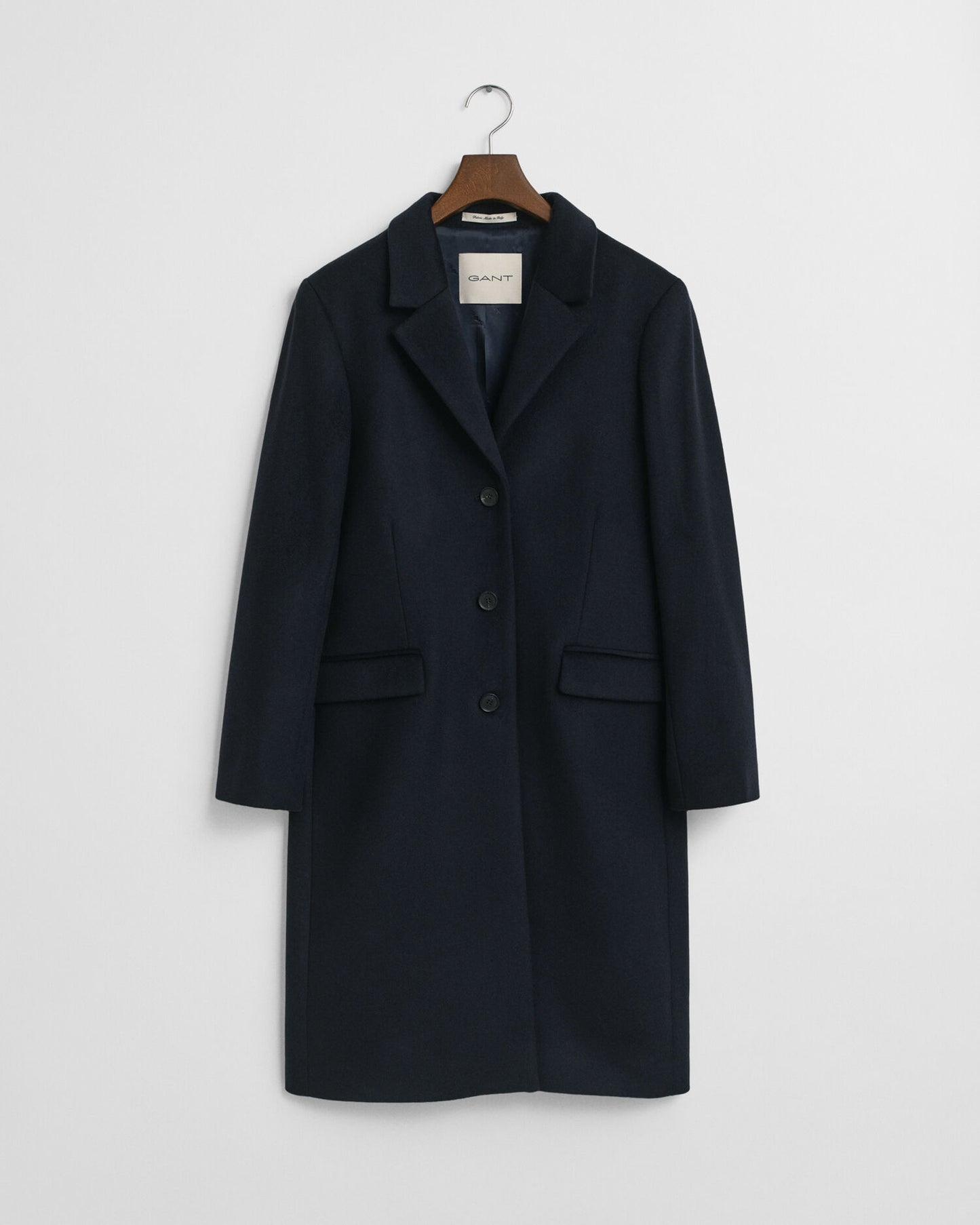 Classic Tailored Wool Blend Coat
