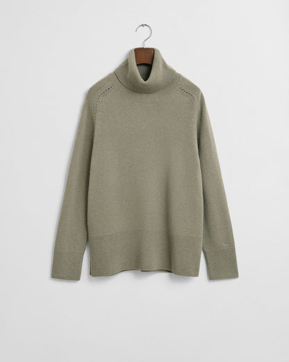 Soft Wool Cashmere Blend Turtleneck Sweater