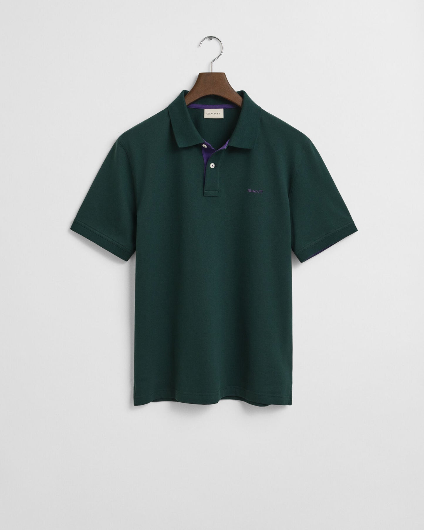 Contrast Piqué Polo Shirt