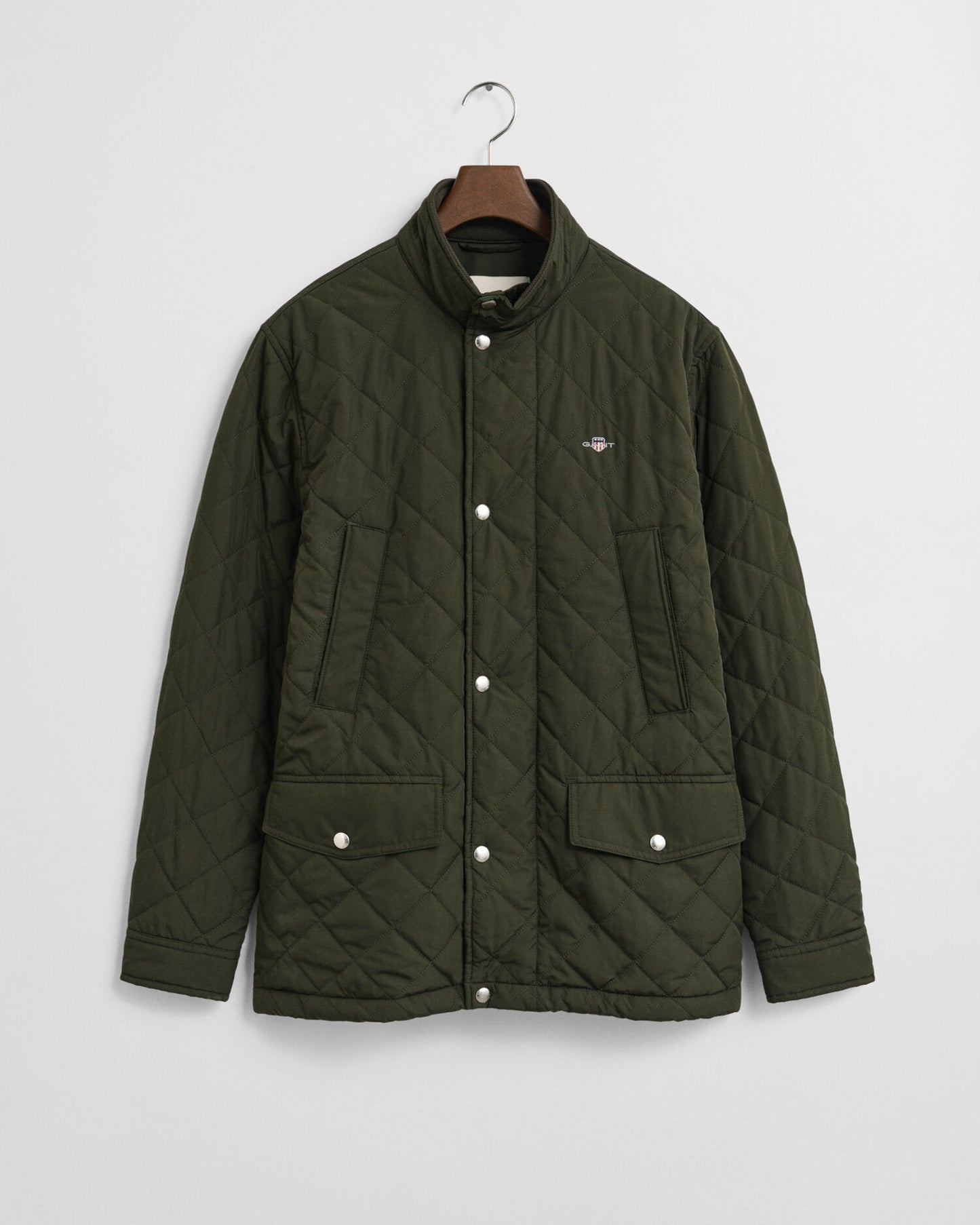 Quilted Windcheater Mid-Length Jacket