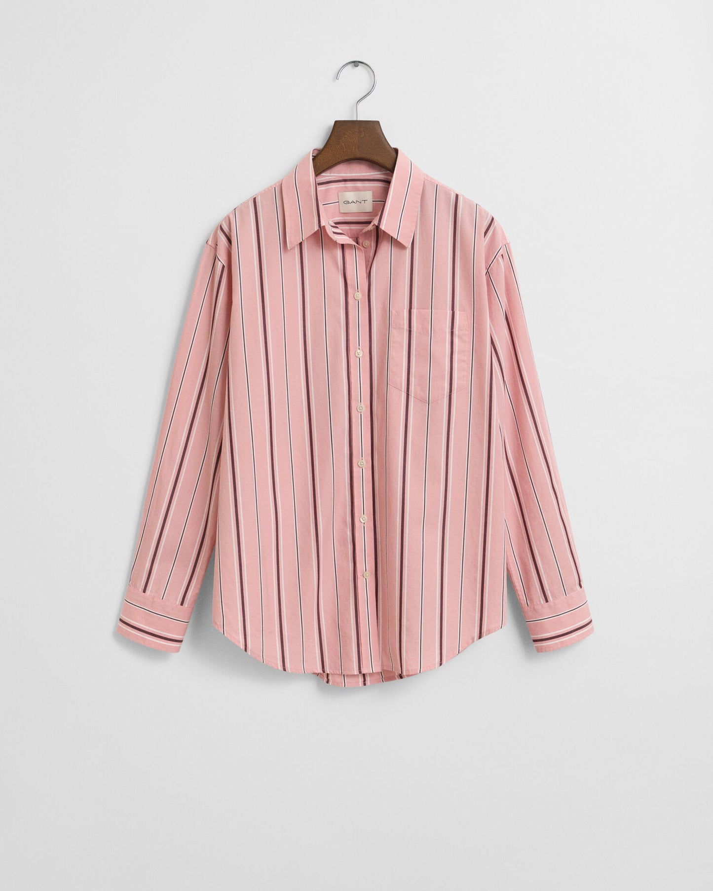 Relaxed Fit Classic Striped Poplin Shirt