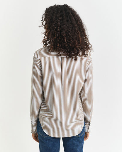 Regular Fit Classic Striped Poplin Shirt