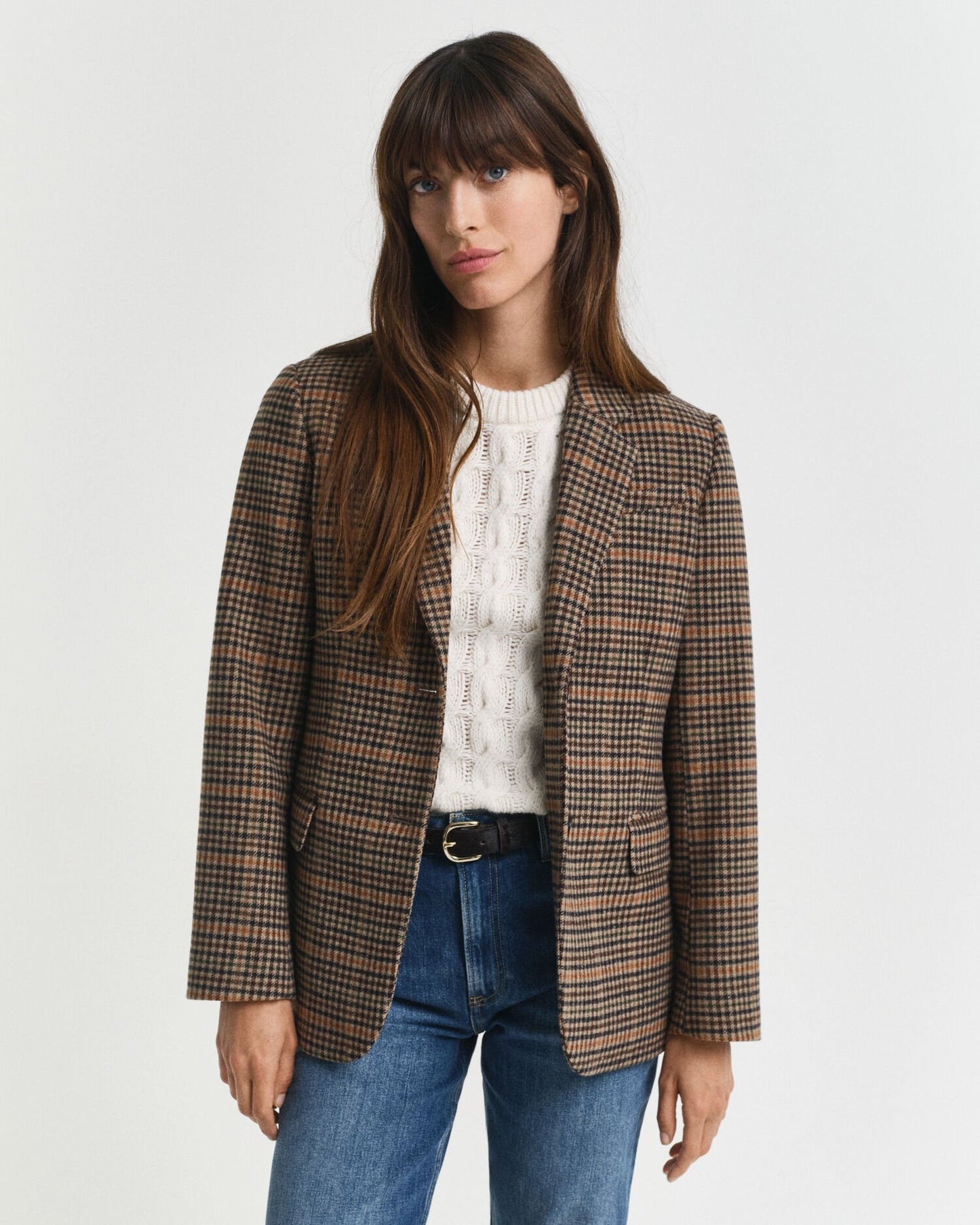 Regular Fit Wool Houndstooth Blazer