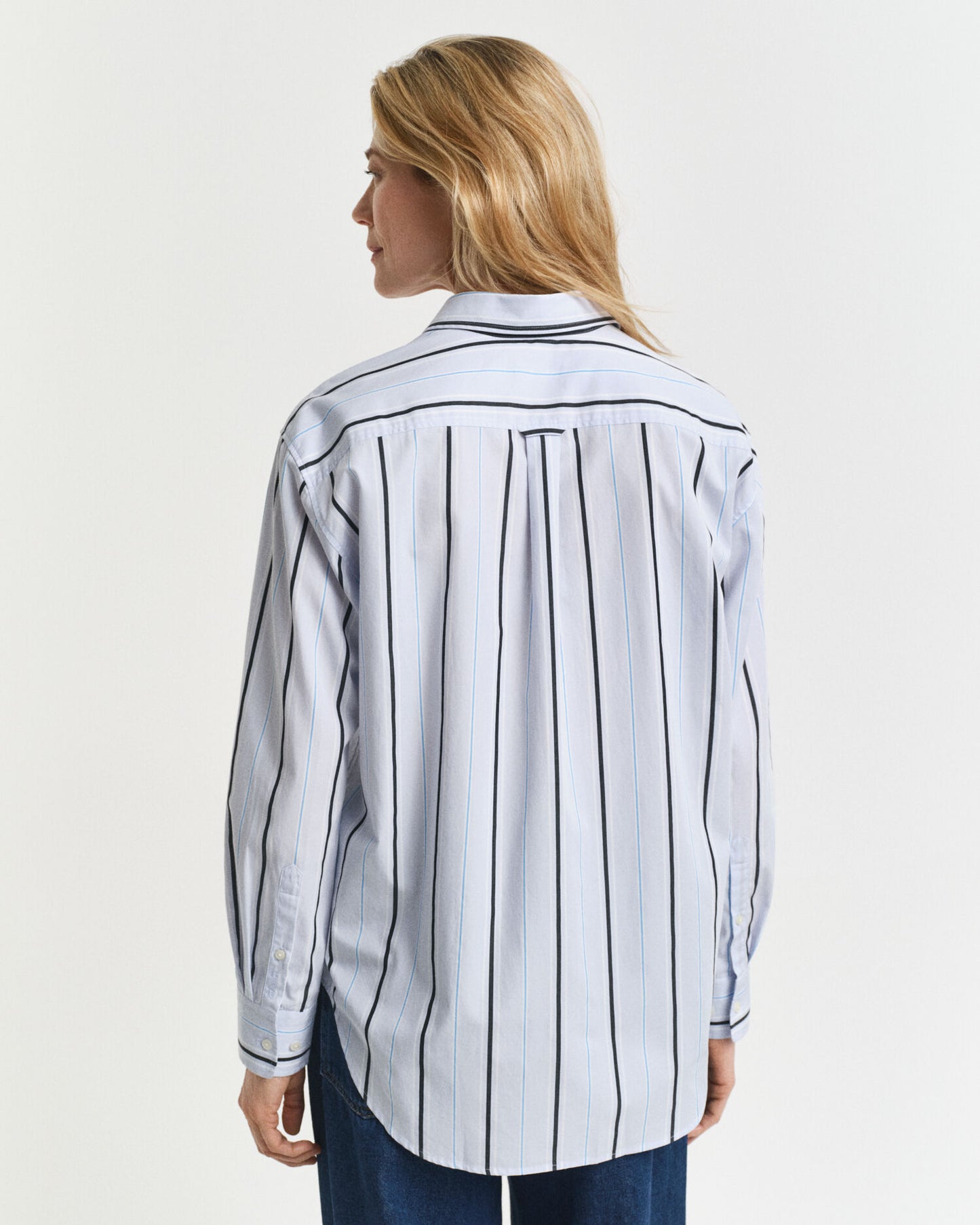 Relaxed Fit Classic Striped Poplin Shirt