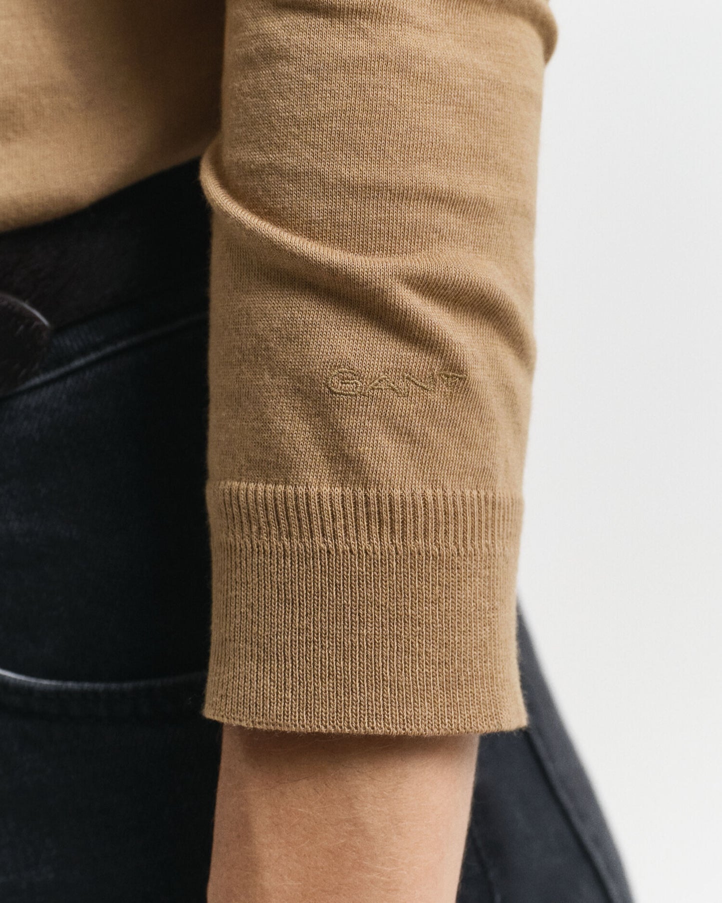 Seamless Buttoned Long Sleeve Polo Shirt