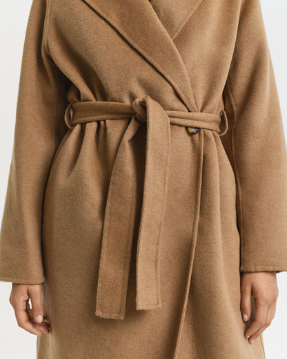 Handstitched Belted Coat