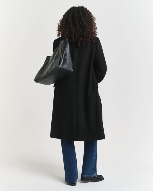 Classic Tailored Wool Blend Coat