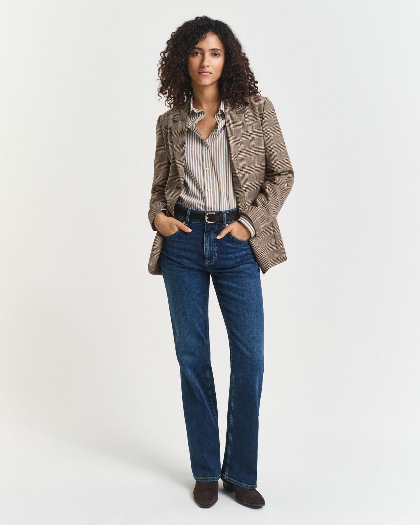 Regular Fit Classic Striped Poplin Shirt