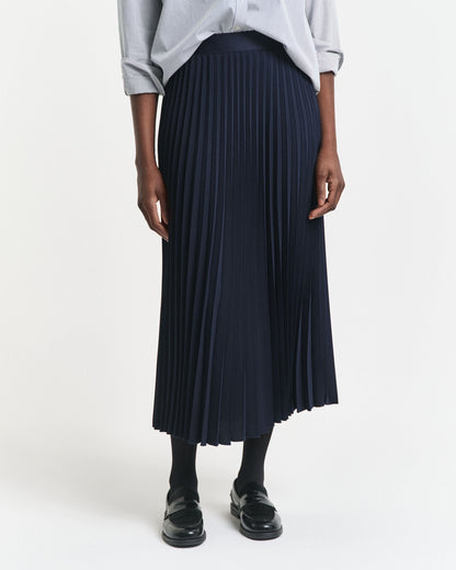 Pleated Midi Skirt