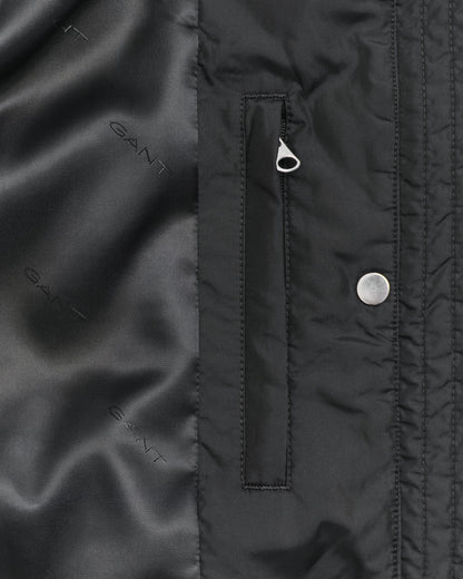 Quilted Corduroy Trim Jacket