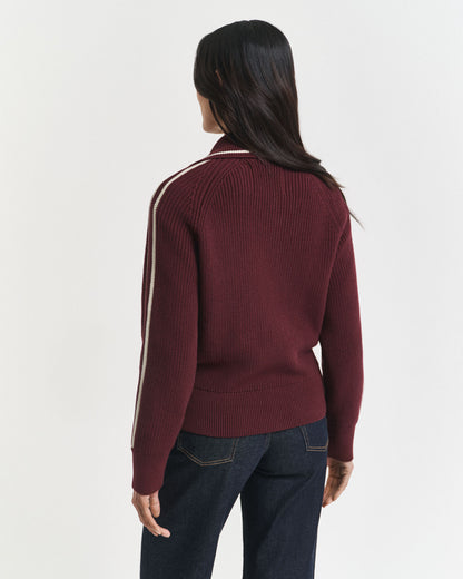 Varsity Zip Cardigan