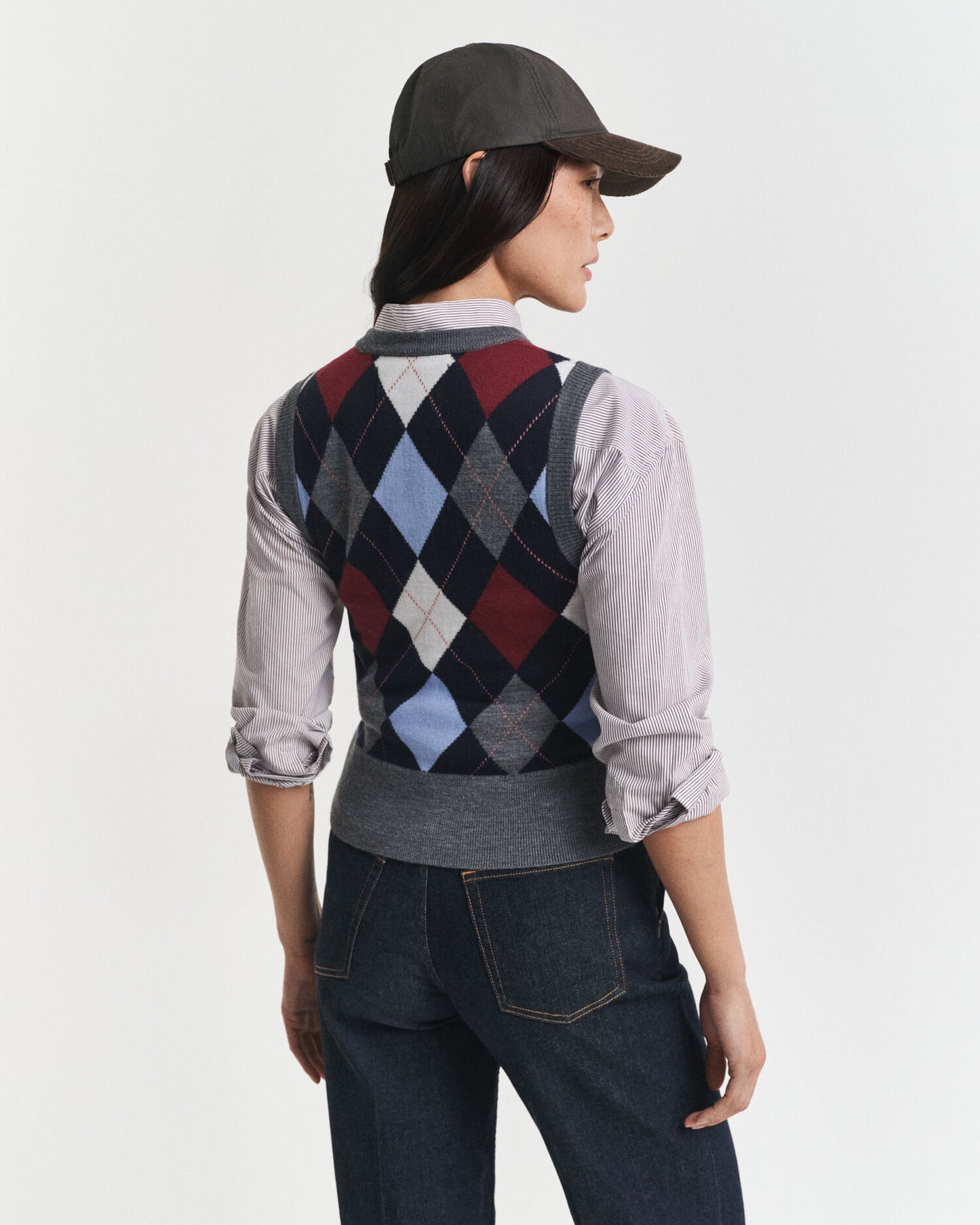 Argyle Crew Neck Vest
