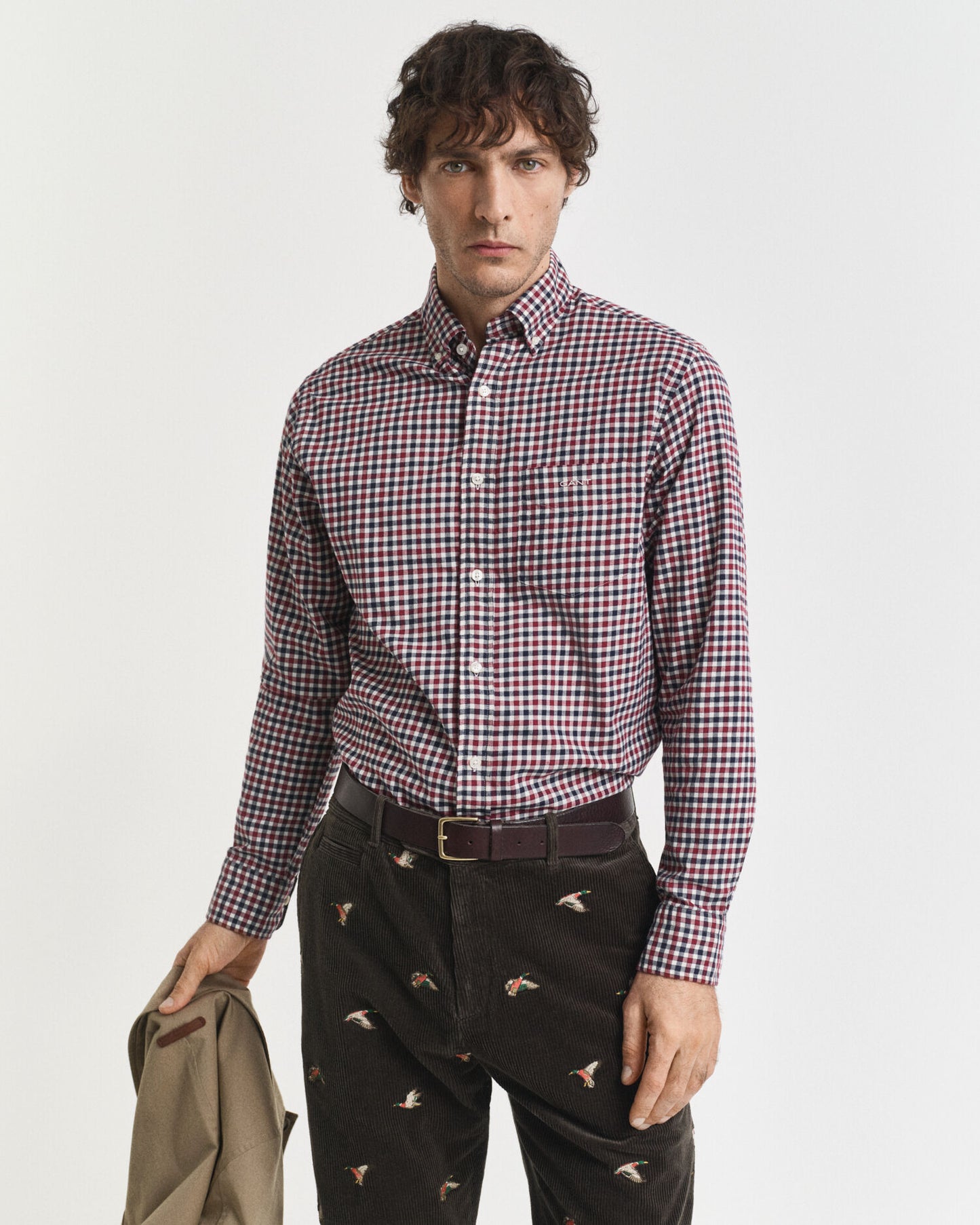 Regular Fit Gingham Twill Shirt