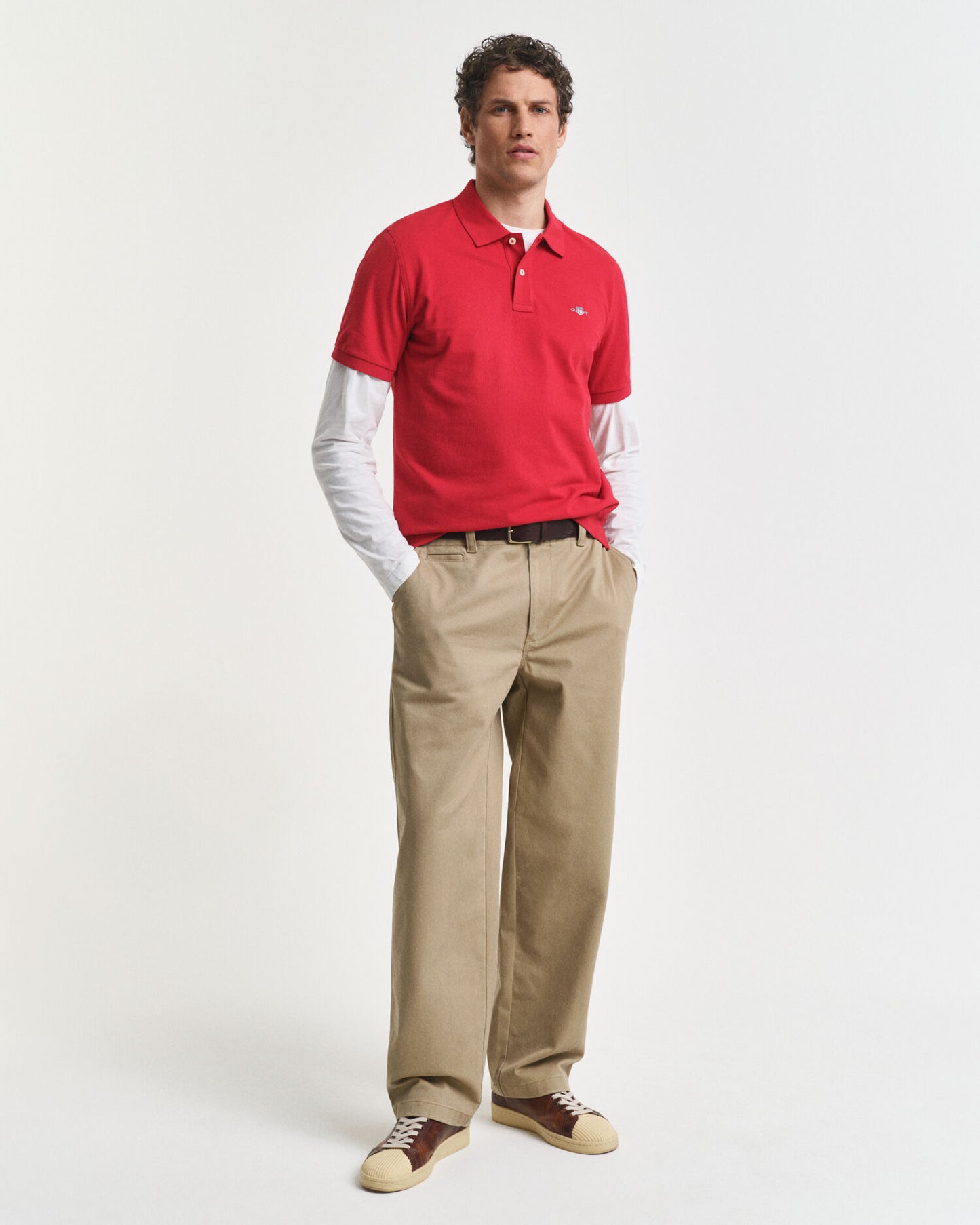 Regular Fit Shield Piqué Polo Shirt