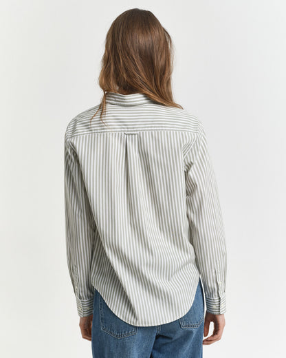 Regular Fit Classic Striped Poplin Shirt