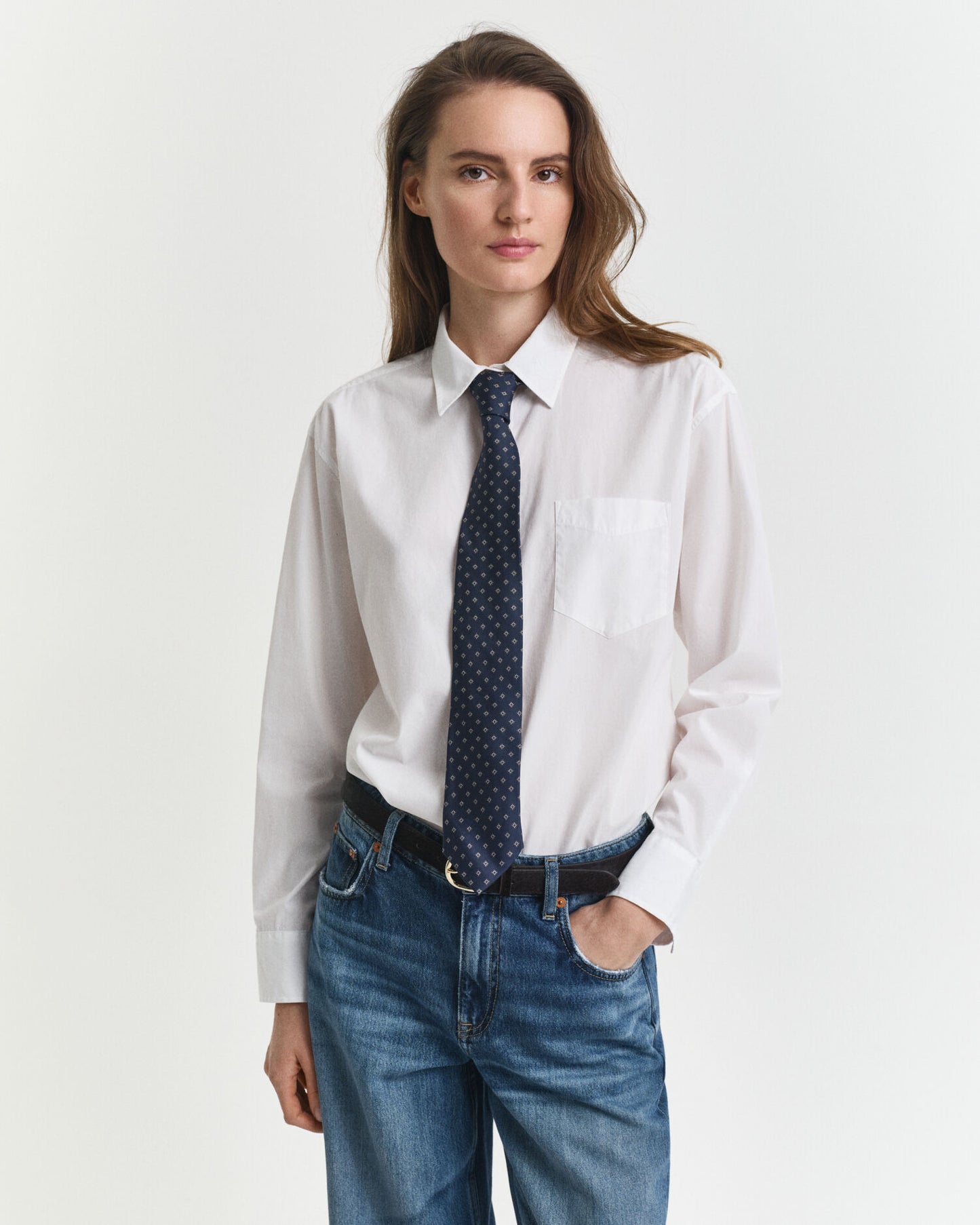 Relaxed Fit Classic Poplin Shirt