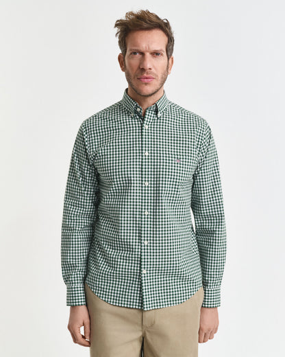 Regular Fit Classic Gingham Poplin Shirt