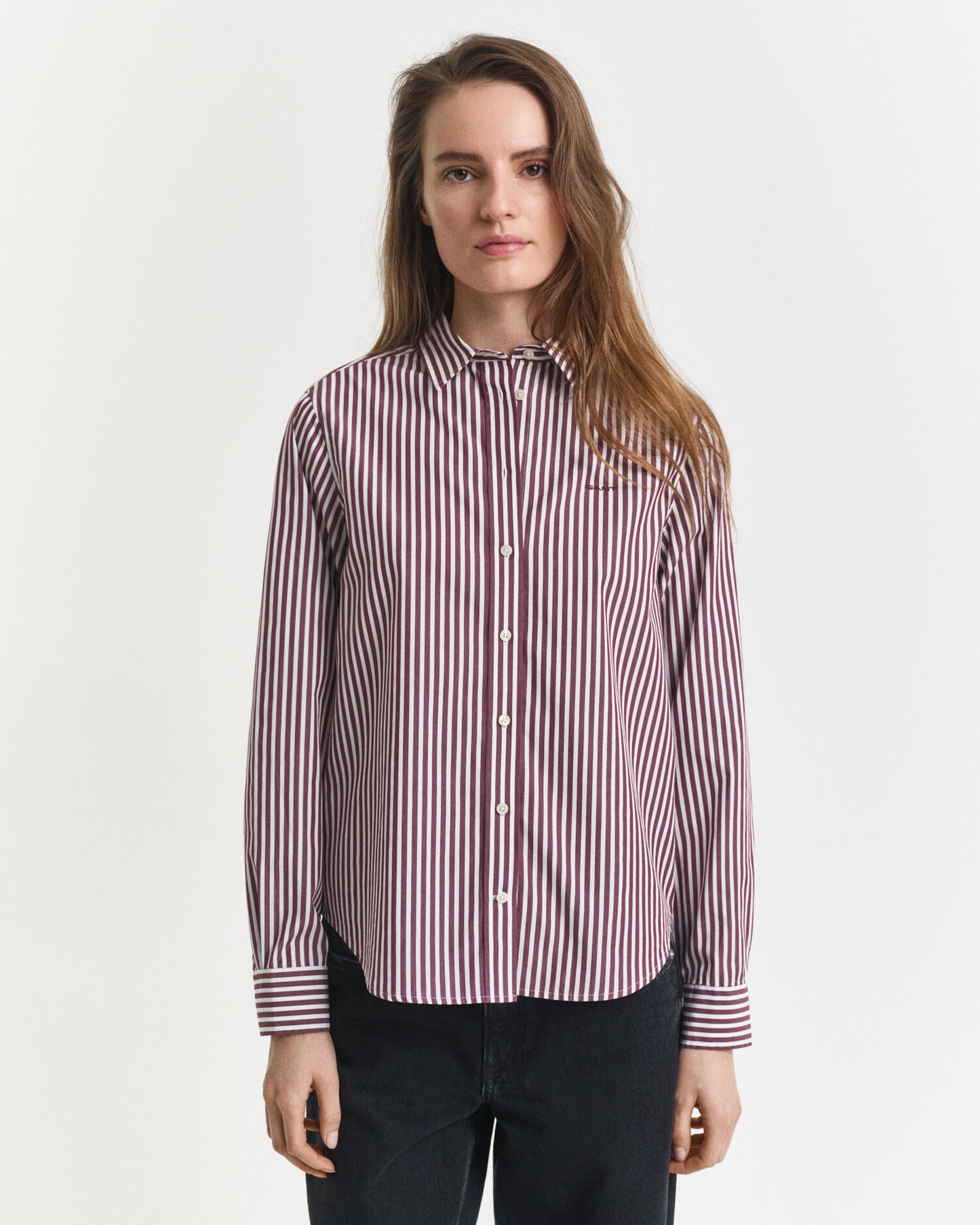 Regular Fit Classic Striped Poplin Shirt