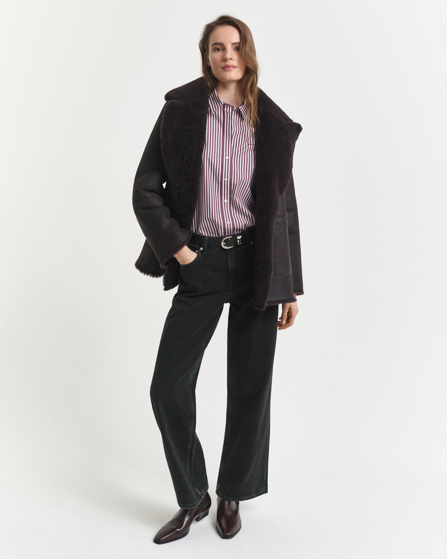 Regular Fit Classic Striped Poplin Shirt