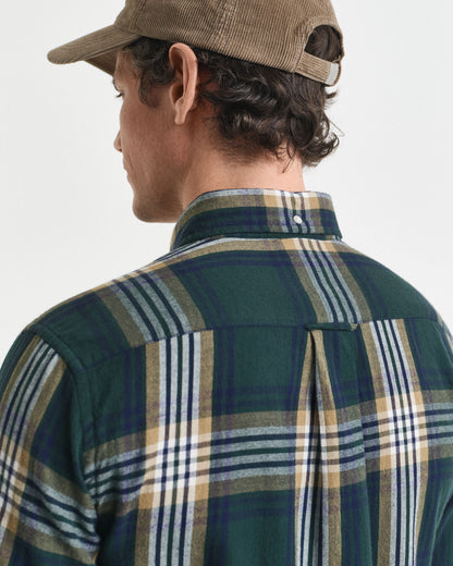Regular Fit Windblown Flannel Check Shirt