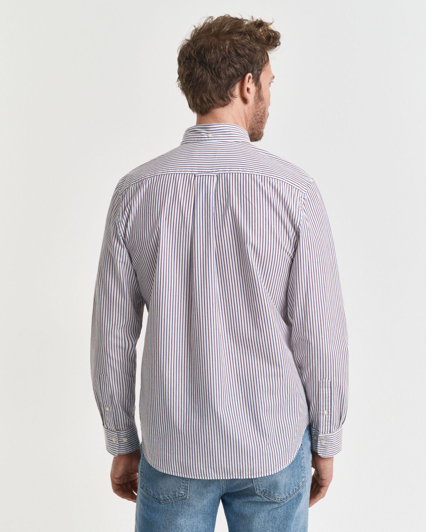 Regular Fit Striped Classic Poplin Shirt