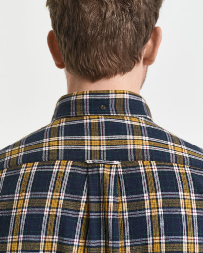 Regular Fit Checked Windblown Flannel Shirt