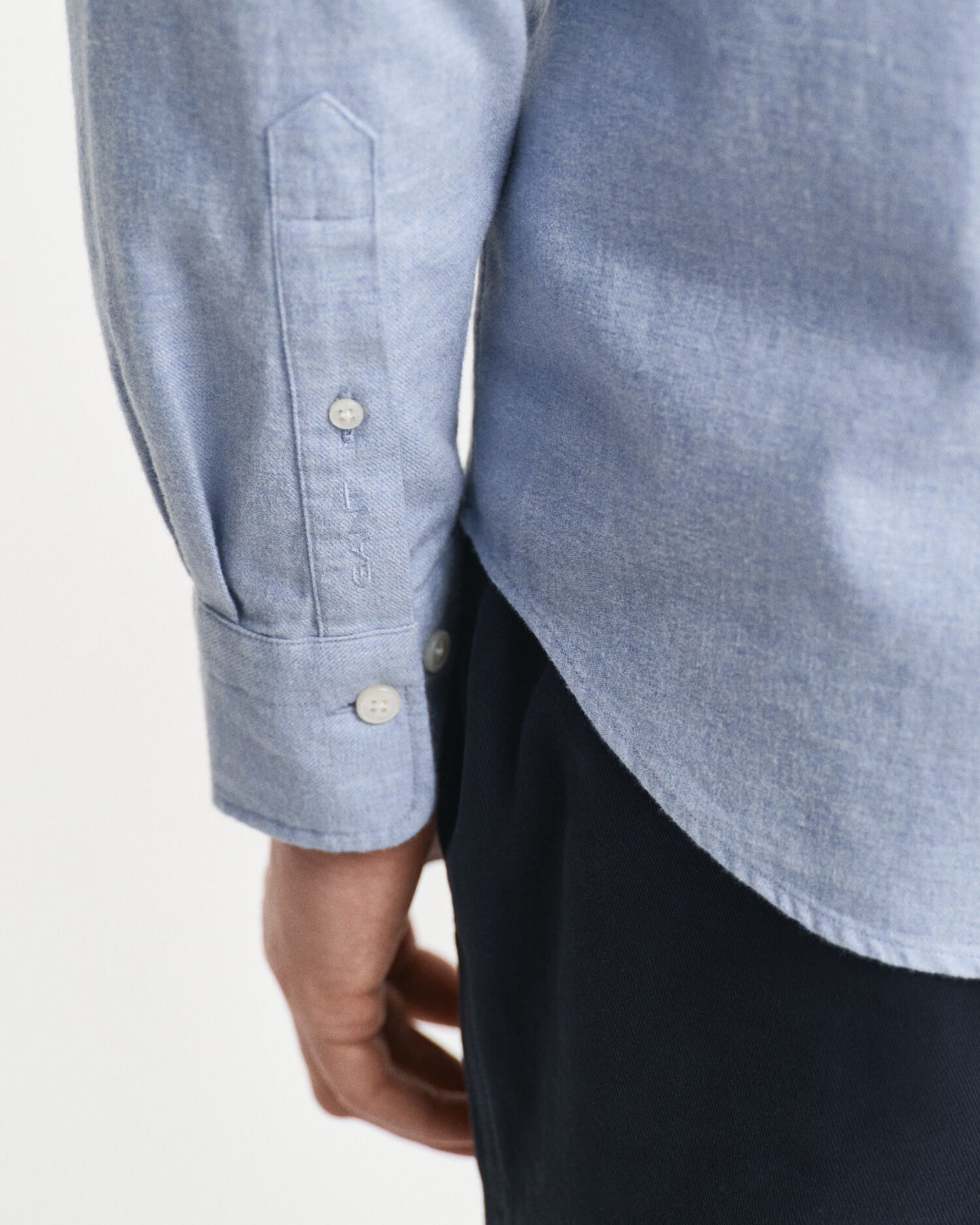 Regular Fit Melange Flannel Shirt