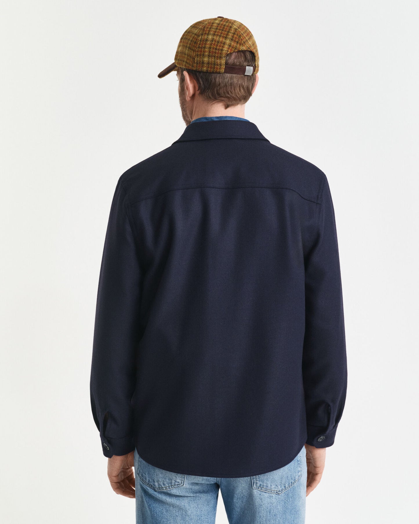 Regular Fit Wool Blend Overshirt