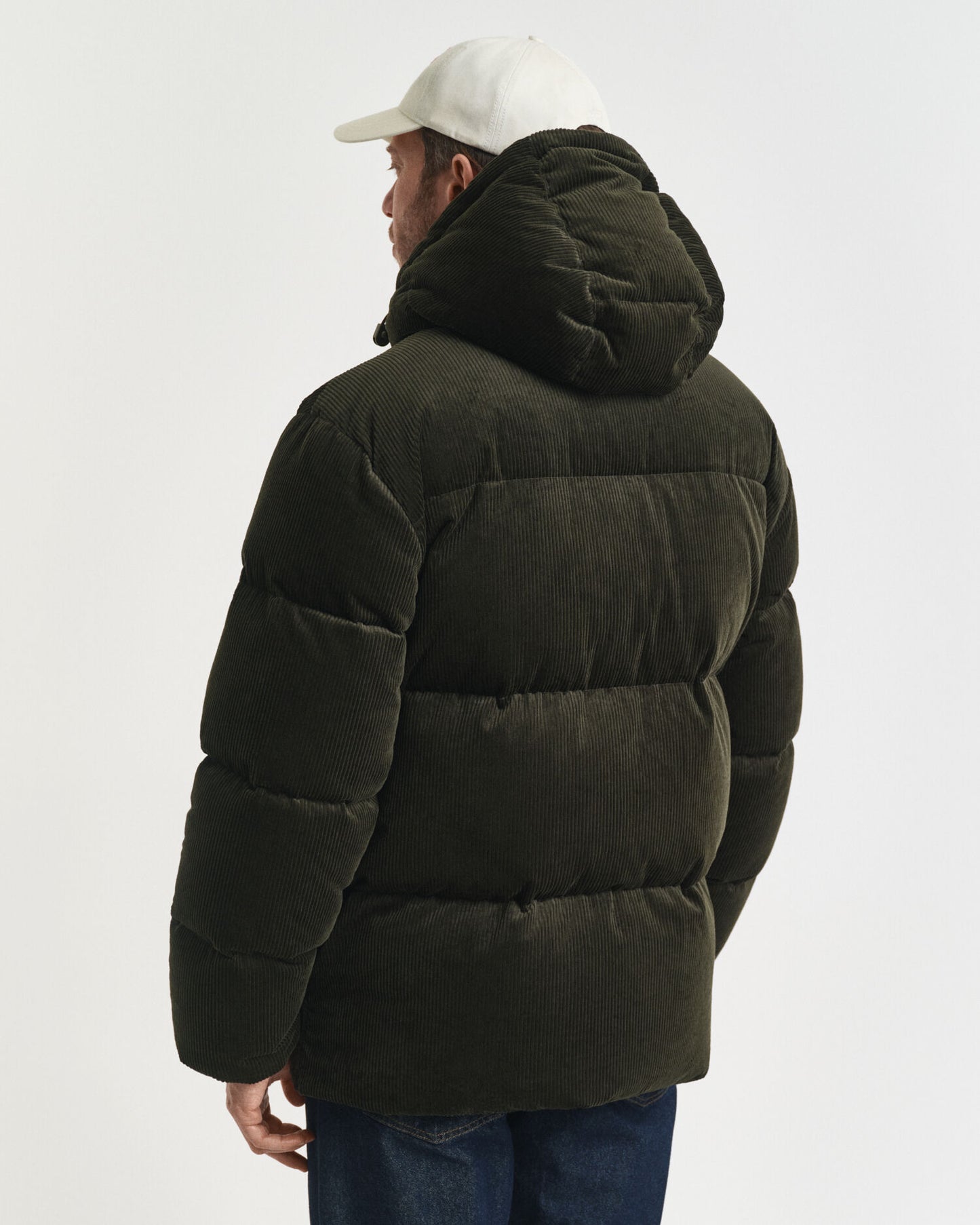 Corduroy Down Puffer Jacket