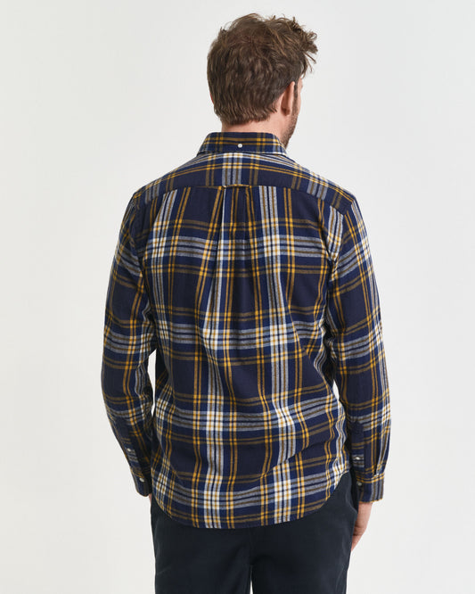 Regular Fit Windblown Flannel Check Shirt