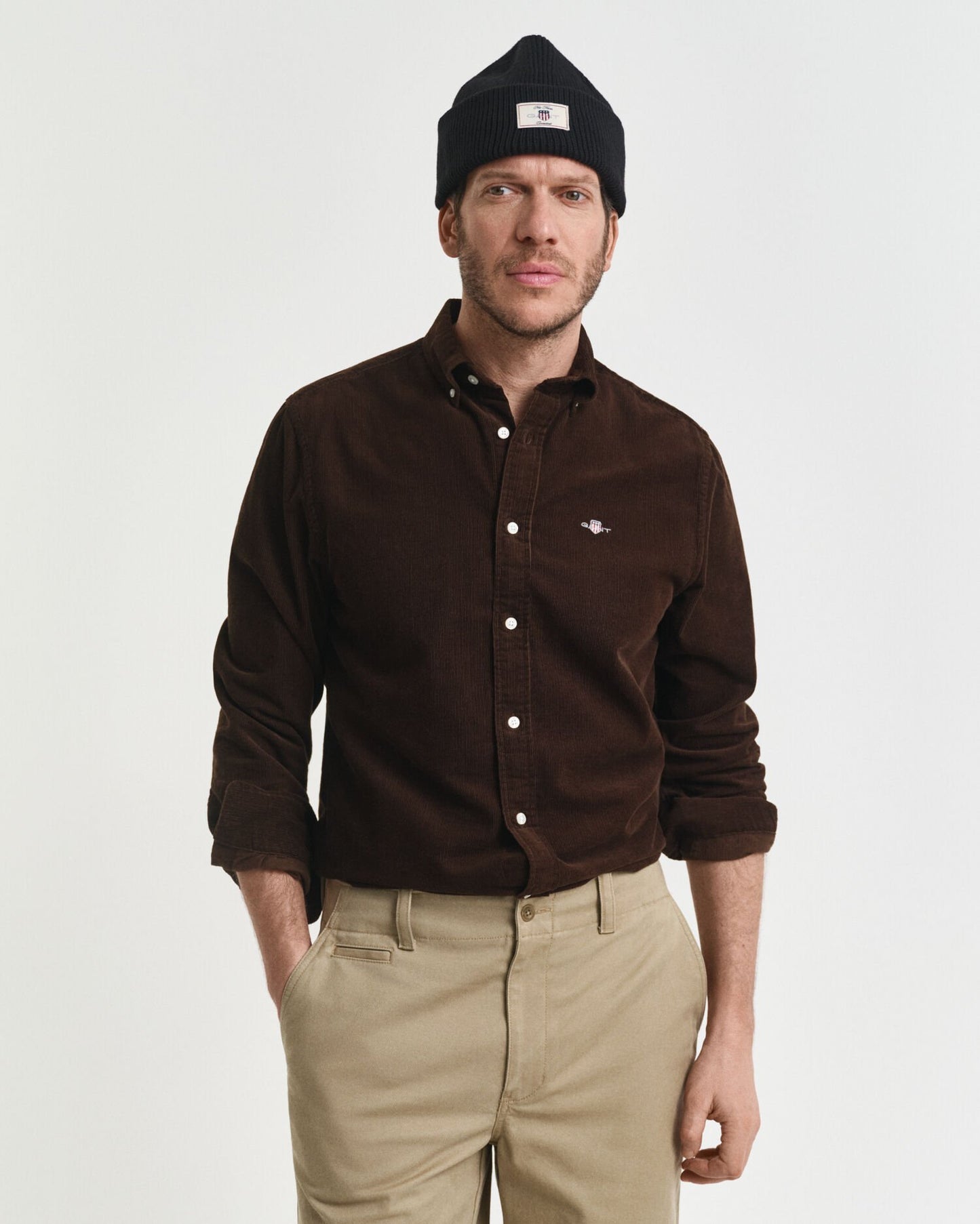 Regular Fit Cotton Corduroy Shirt