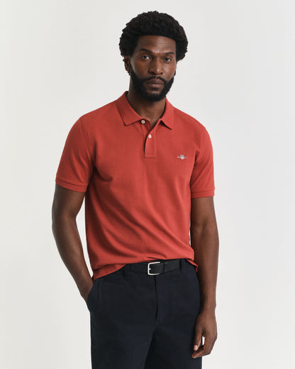Regular Fit Shield Piqué Polo Shirt