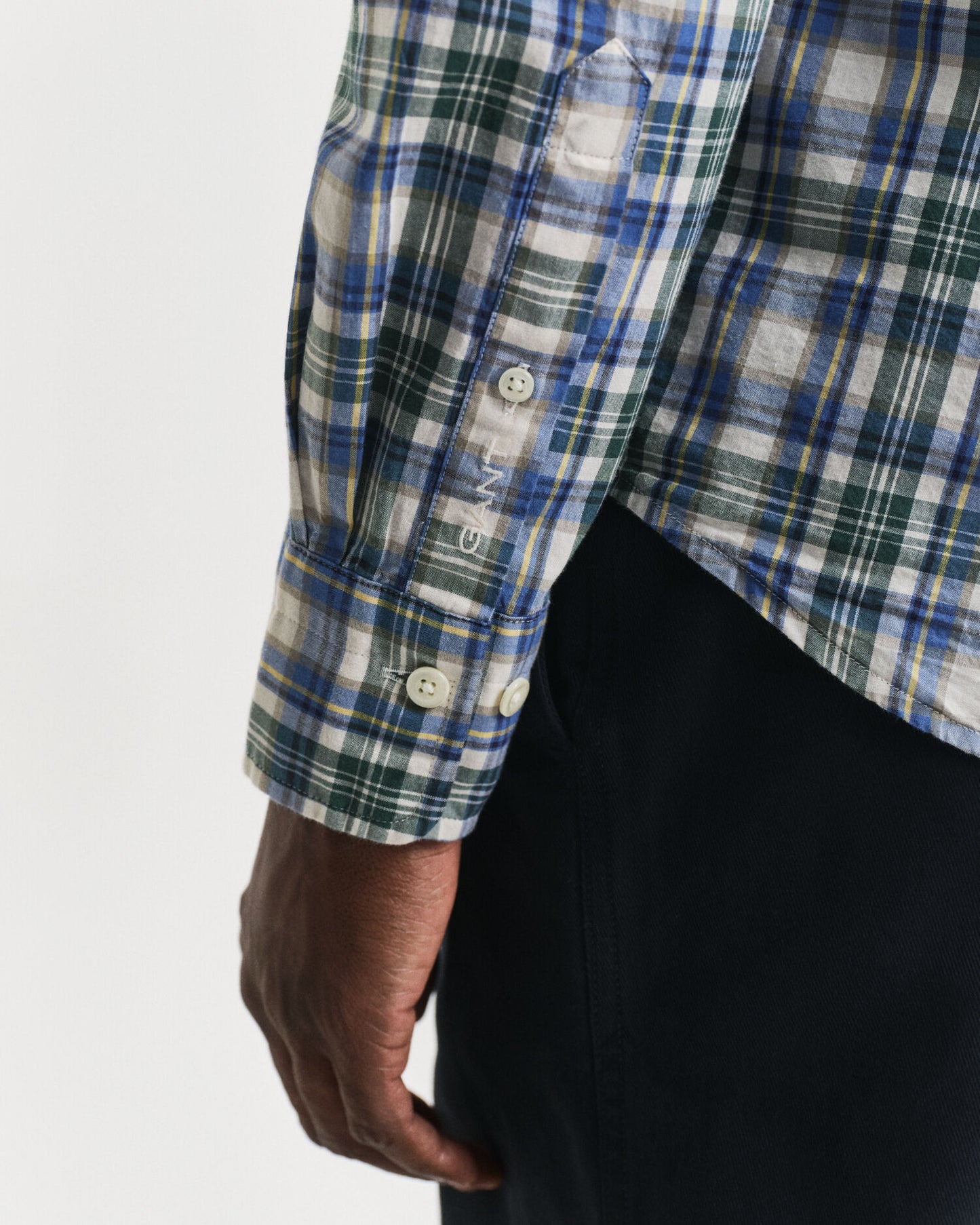 Regular Fit Checked Archive Poplin Shirt