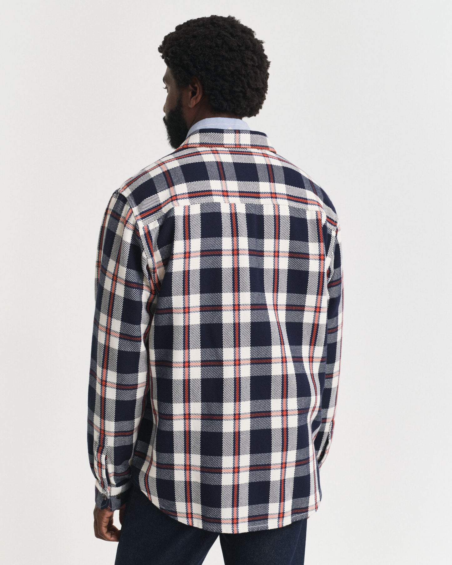 Checked Twill Overshirt
