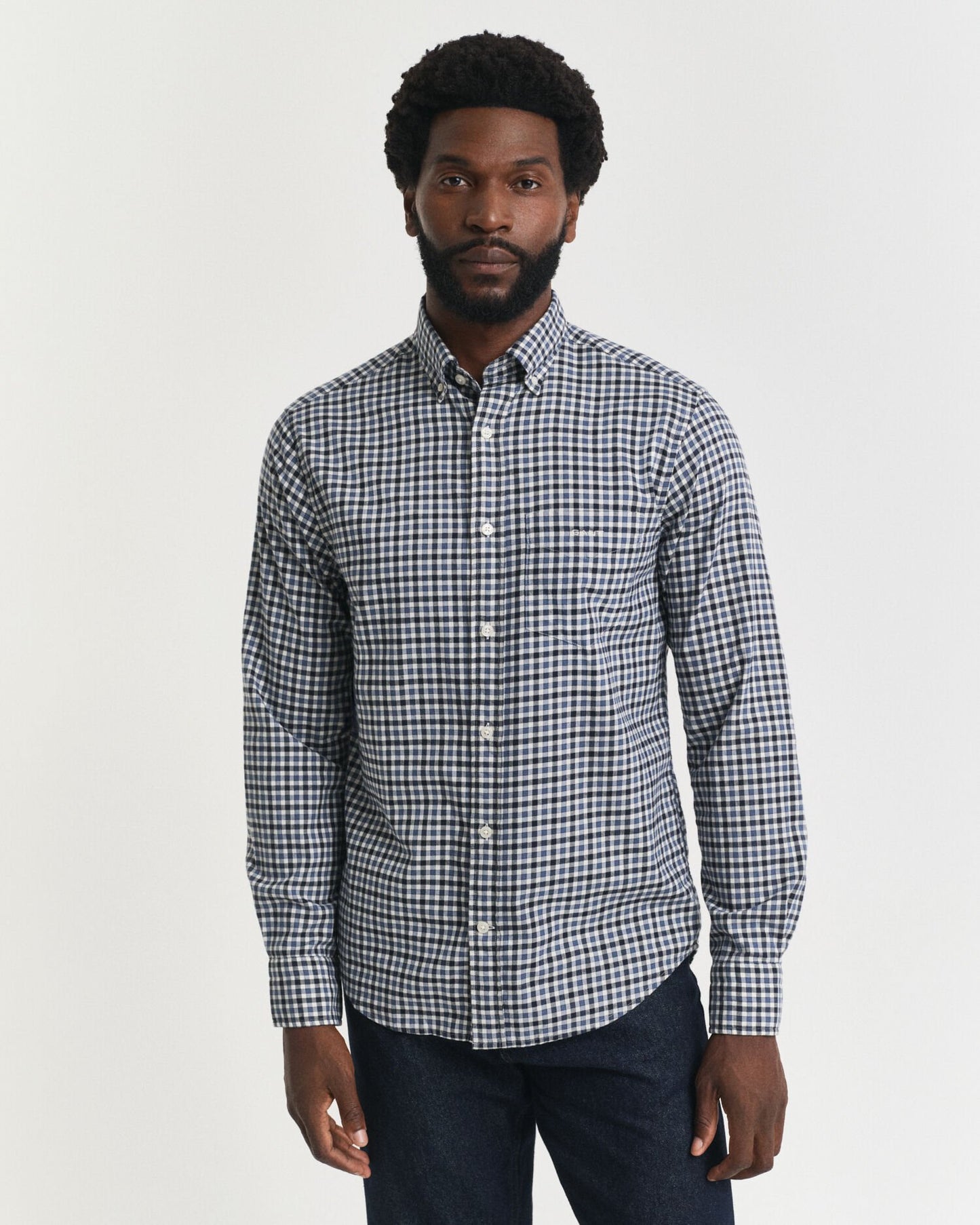 Regular Fit Gingham Twill Shirt