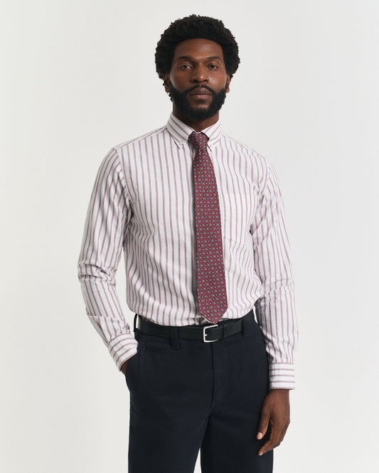 Regular Fit Striped Archive Oxford Shirt
