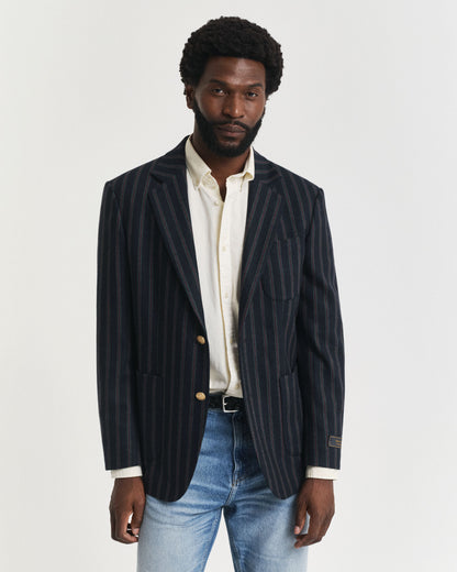Striped Flannel Club Blazer