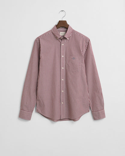 Regular Fit Striped Poplin Shirt