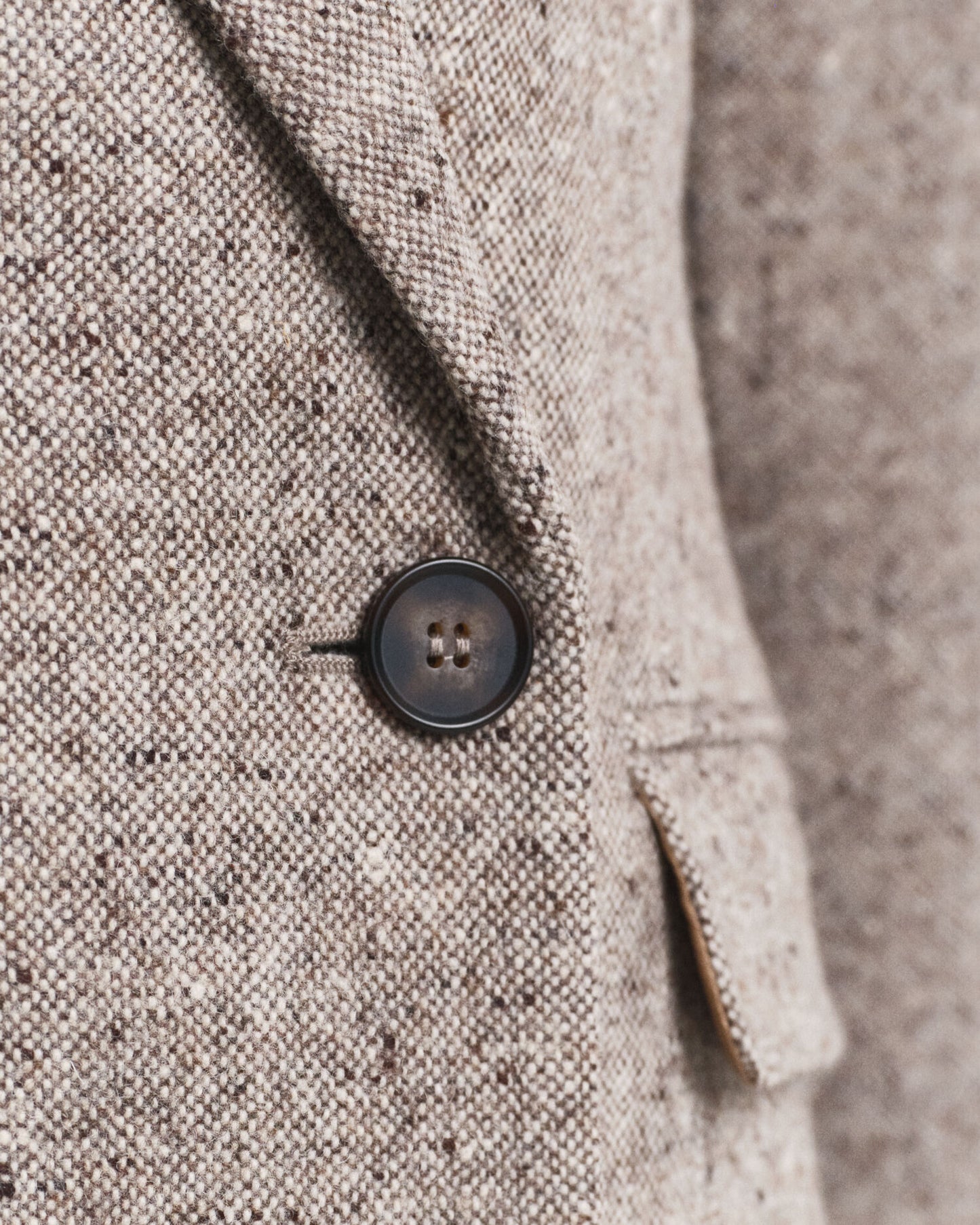 Regular Fit Textured Wool Blazer