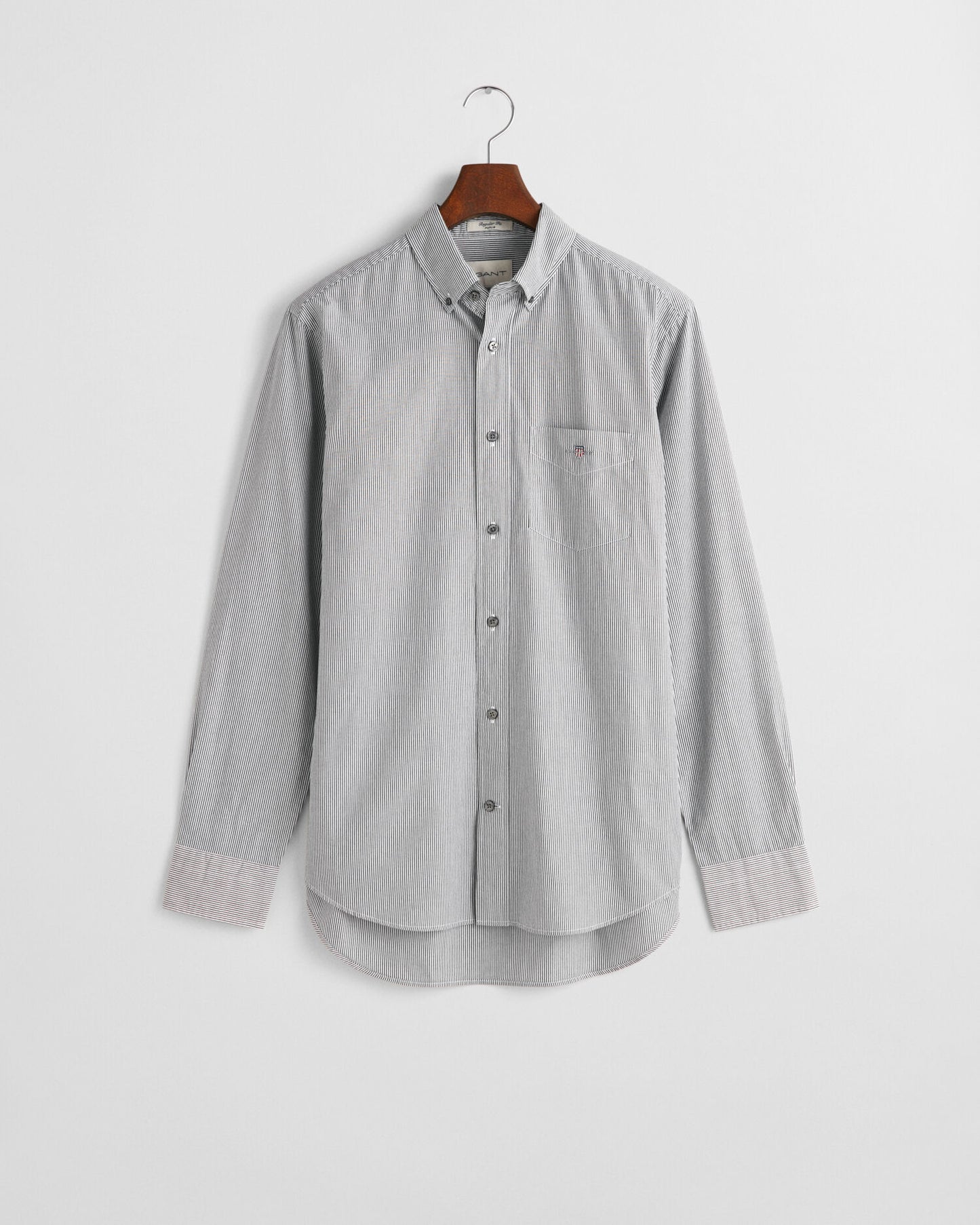 Regular Fit Classic Banker Stripe Poplin Shirt