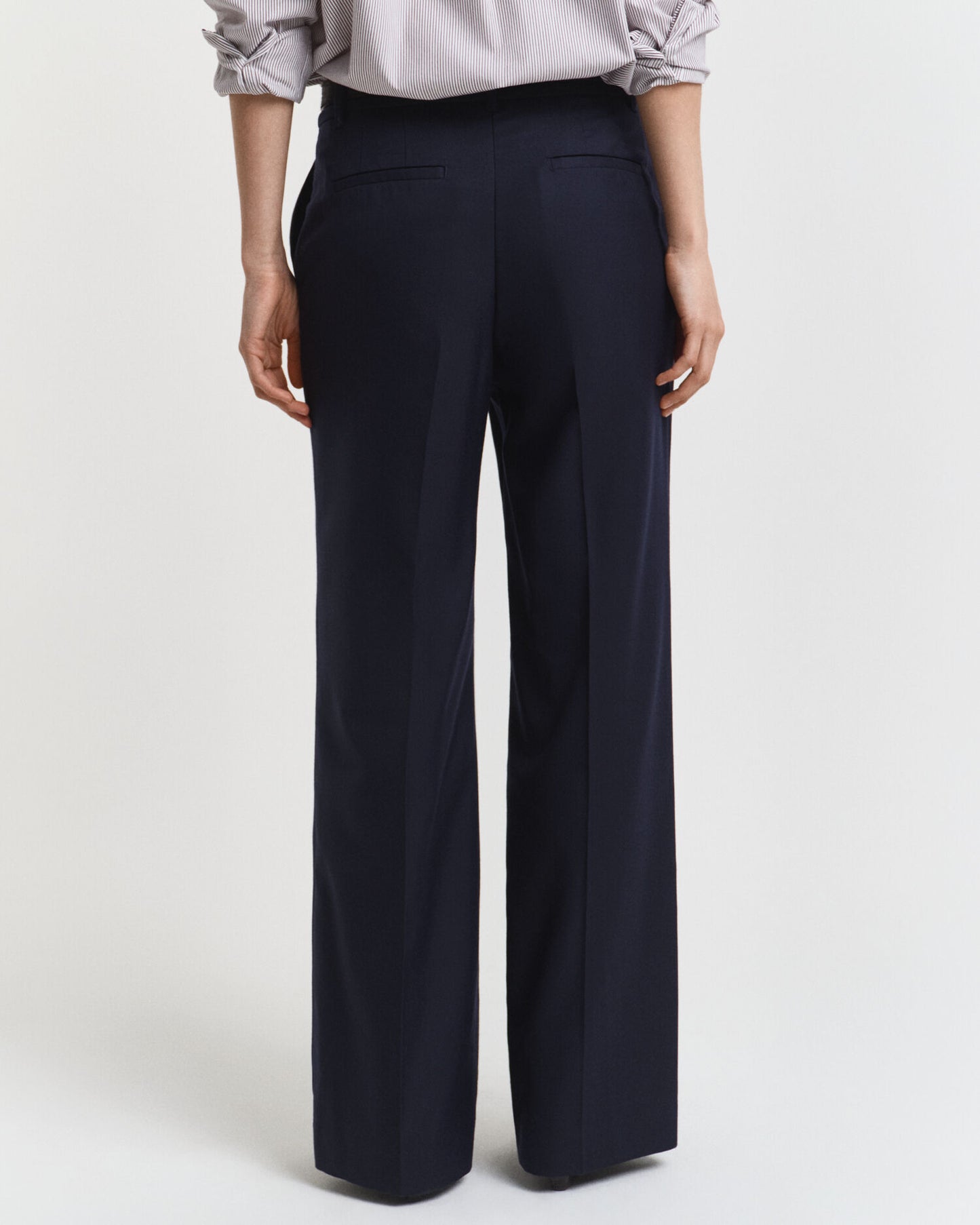 Tailored Wool Blend Pants