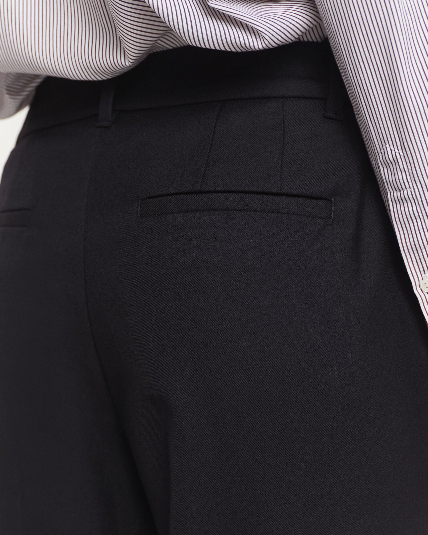 Tailored Wool Blend Pants