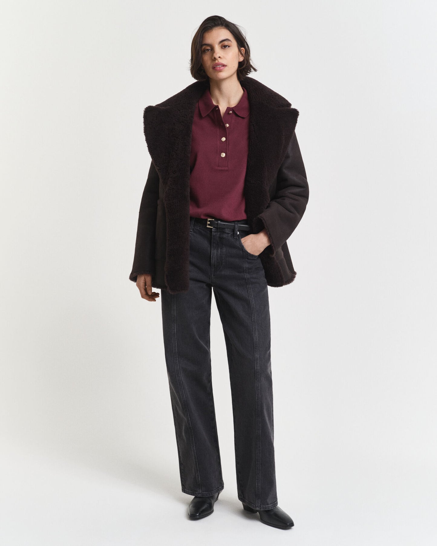 Long Sleeve Piqué Polo Shirt