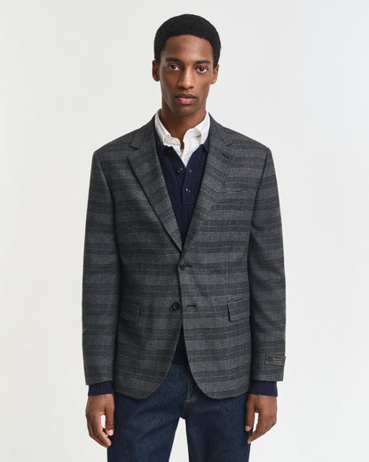 Slim Fit Glen Check Suit Jacket