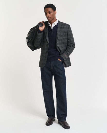 Slim Fit Glen Check Suit Jacket