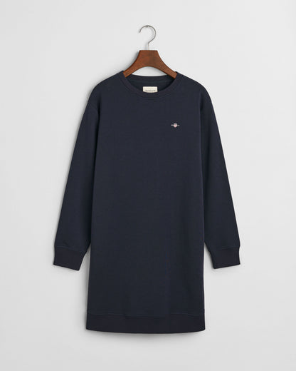 Shield Crew Neck Sweat Dress