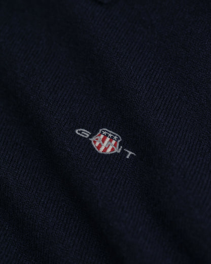 Superfine Lambswool Polo Sweater