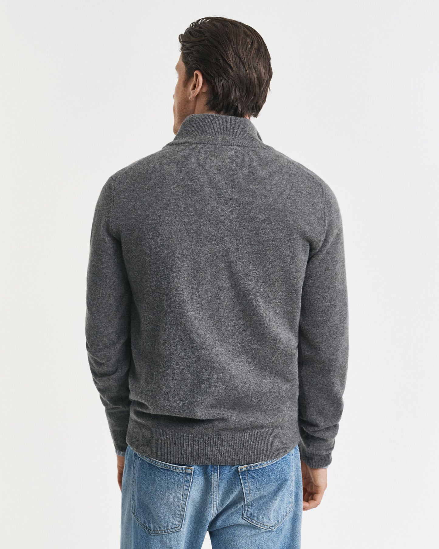 Superfine Lambswool Half-Zip Sweater
