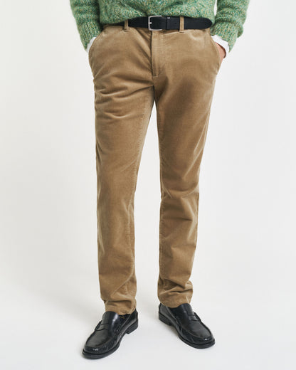 Slim Fit Corduroy Chinos