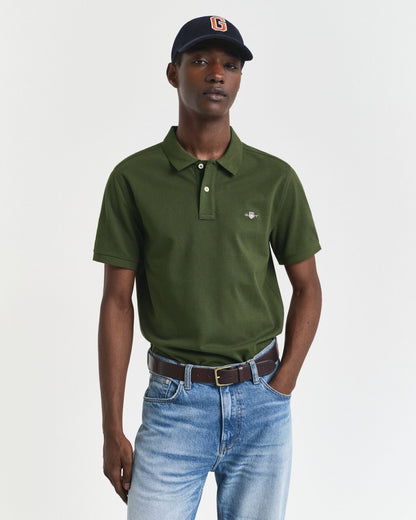 Regular Fit Shield Piqué Polo Shirt